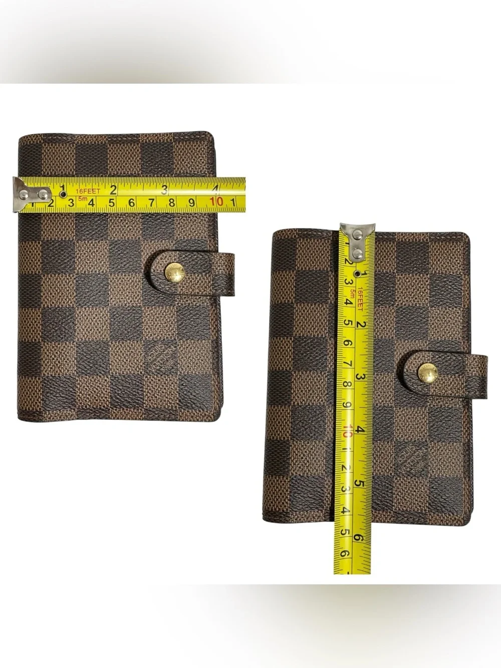 Louis Vuitton Damier Ebene Leather Agenda PM Passport Travel Organizer